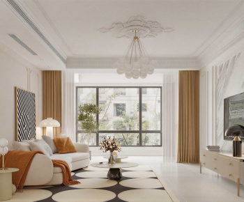 Modern A Living Room-ID:348345045