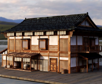 Chinese Style Building Appearance-ID:617028008