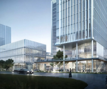 Modern Appearance Of Commercial Building-ID:158864975