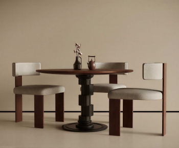 French Style Dining Table And Chairs-ID:649497037