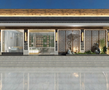 Modern Facade Element-ID:436749945