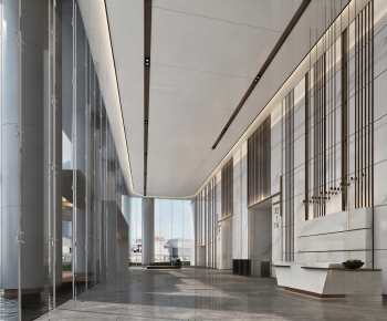 Modern Office Reception Desk-ID:364752055
