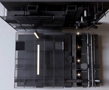 Industrial Style Suspended Ceiling-ID:441047916