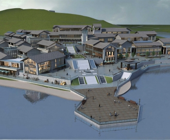 Modern Architectural Bird's-eye View Planning-ID:363615997