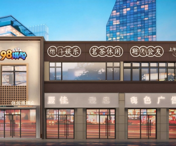 Modern Facade Element-ID:395123969