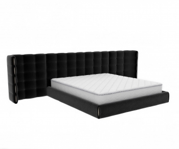 Modern Double Bed-ID:177356003