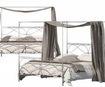 Modern Double Bed-ID:936774024