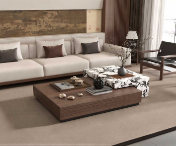 New Chinese Style Sofa Combination-ID:965619192
