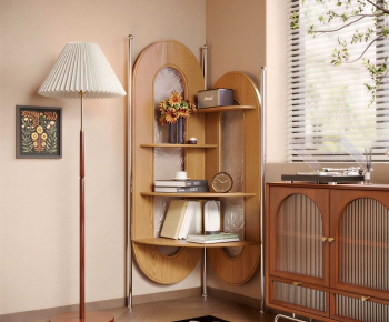 Modern Wabi-sabi Style Decorative Cabinet-ID:530740986