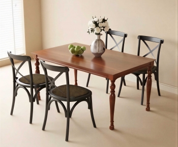 Modern Dining Table And Chairs-ID:667896038