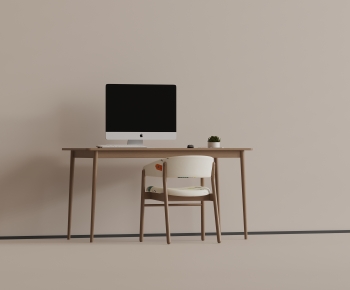 Modern Computer Desk And Chair-ID:196731117