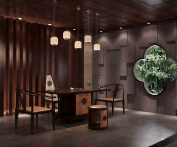 New Chinese Style Teahouse Tea House-ID:234793908