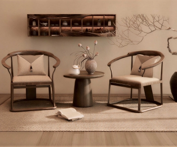 New Chinese Style Lounge Chair-ID:744169959