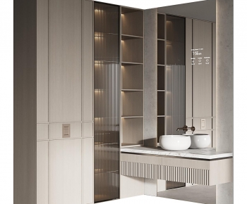 Modern Bathroom Cabinet-ID:616976986