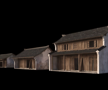 New Chinese Style Building Appearance-ID:833677058