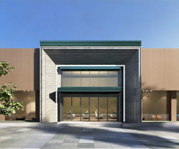 Modern Facade Element-ID:293870086