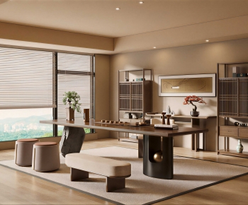 New Chinese Style Tea House-ID:739356049