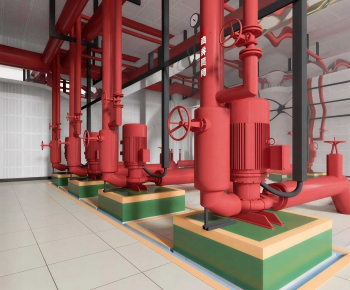 Modern Factory Floor/warehouse-ID:647828101