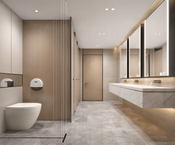 Modern Public Toilet-ID:650829084