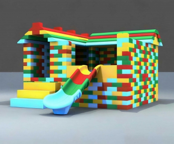 Modern Cartoon House-ID:393253095