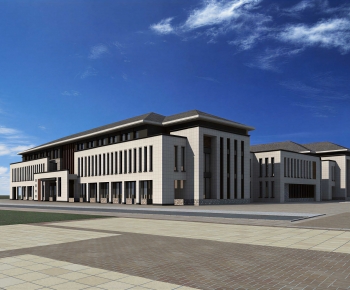 Modern Appearance Of Commercial Building-ID:200412999