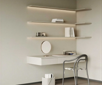 Modern Computer Desk And Chair-ID:713879116