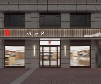New Chinese Style Facade Element-ID:733565098