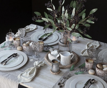 Modern Cutlery/tea Set-ID:646089088