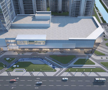 Modern Building Appearance-ID:519623041