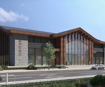 New Chinese Style Appearance Of Commercial Building-ID:660181058