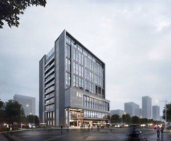 Modern Building Appearance-ID:391246087