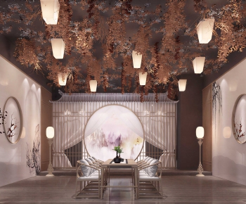 New Chinese Style Tea House-ID:985851056