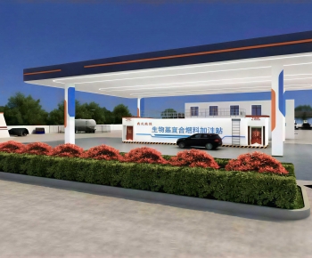 Modern Gas Station-ID:343060022
