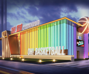 Modern Appearance Of Commercial Building-ID:114177944