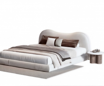 Modern Double Bed-ID:538887024