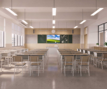 Modern School Classrooms-ID:298571111