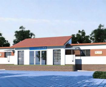Modern Building Appearance-ID:761466031