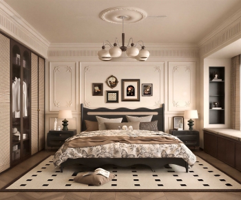French Style Bedroom-ID:702872041