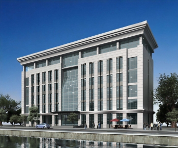 Modern Appearance Of Commercial Building-ID:465087897