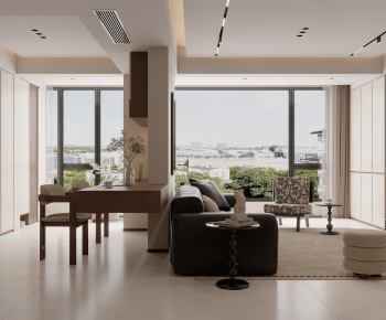 Modern A Living Room-ID:466408016