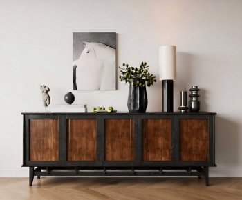 Wabi-sabi Style Side Cabinet/Entrance Cabinet-ID:420155055