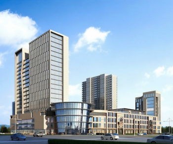 Modern Appearance Of Commercial Building-ID:812634941