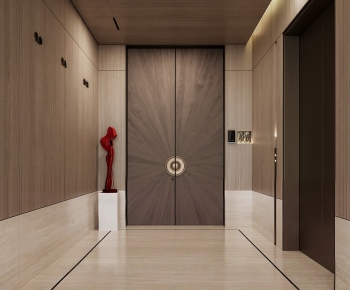 Modern Office Elevator Hall-ID:468014964