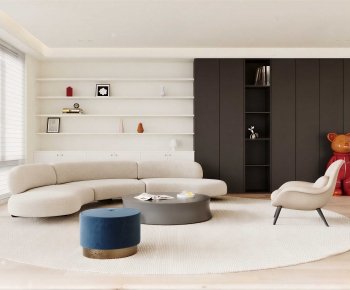 Modern A Living Room-ID:495201114