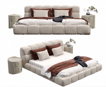 Modern Double Bed-ID:521765952