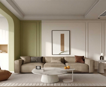 Modern A Living Room-ID:490610676