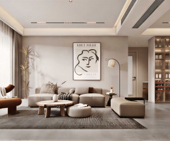 Modern A Living Room-ID:293281086