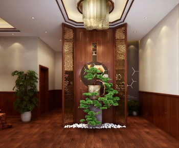 New Chinese Style Hallway-ID:264554023