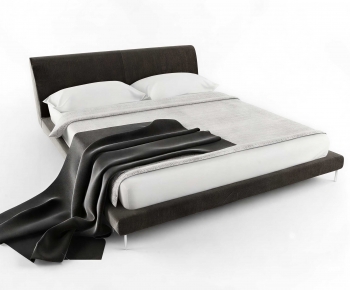 Modern Double Bed-ID:307780037
