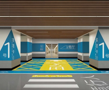 Modern Underground Parking Lot-ID:711684944